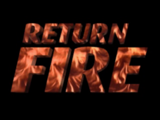 Return Fire title screen for Playstation